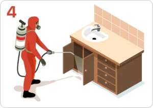 Step 4: pest treatment and extermination
