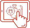 Customized pest control treatment icon