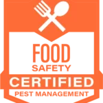 Food safety certified pest control badge