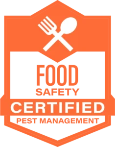 Food safety certified pest control badge