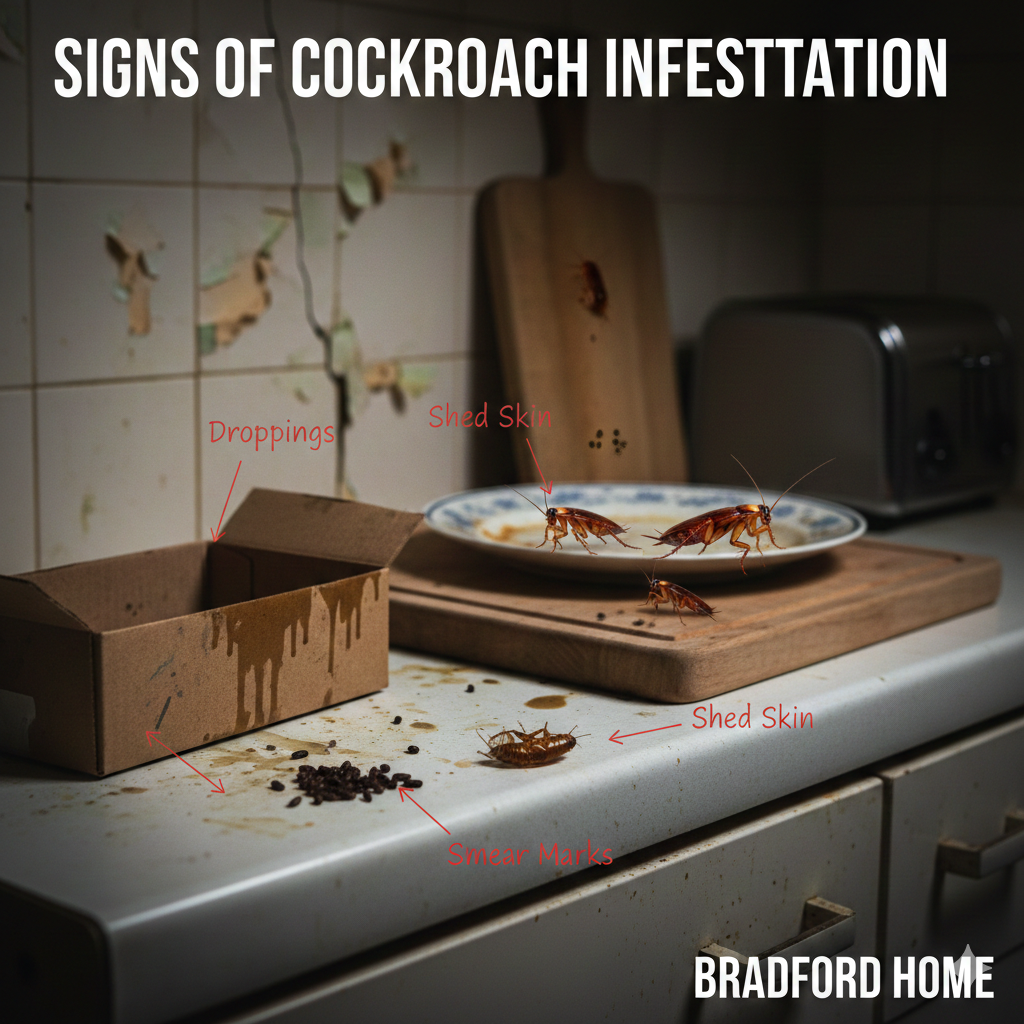 Signs of Cockroach Infestation: How to Identify Roaches in Your Bradford Home