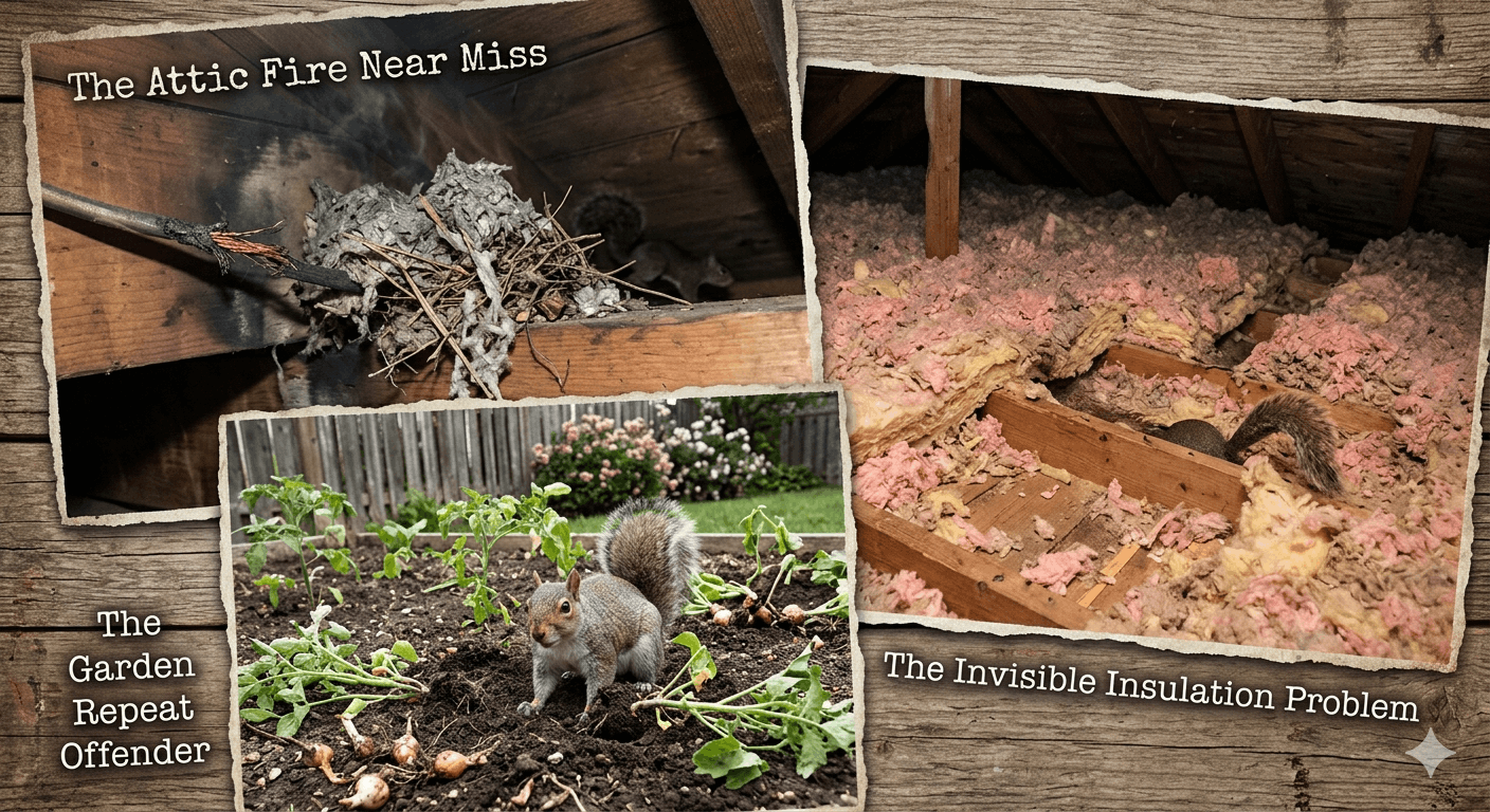 The Attic Fire Near Miss
The Invisible Insulation Problem
The Garden Repeat Offender